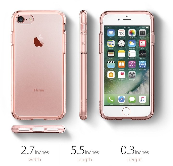Spigen Ultra Hybrid pro iPhone 7/8, rose crystal_897218833