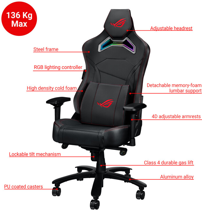 ASUS ROG Chariot X, černá_474123975