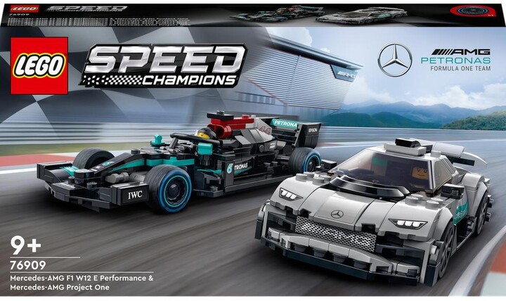 LEGO Speed Champions 76909 Mercedes-AMG F1 W12 E Performance a Mercedes-AMG Project One_345474448