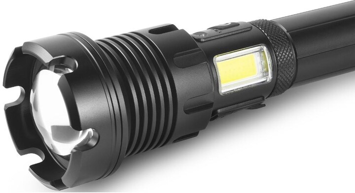 Retlux taktická outdoorová svítilna RPL 401, nabíjecí, černá_93428722