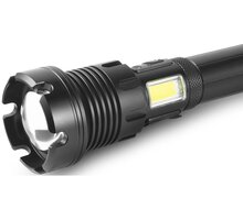 Retlux taktická outdoorová svítilna RPL 401, nabíjecí, černá 50006214