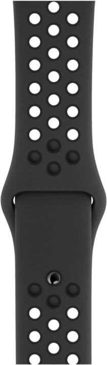Apple řemínek pro Watch Series 5, 40mm sportovní Nike - S/M a M/L, antracitová/černá_692950795