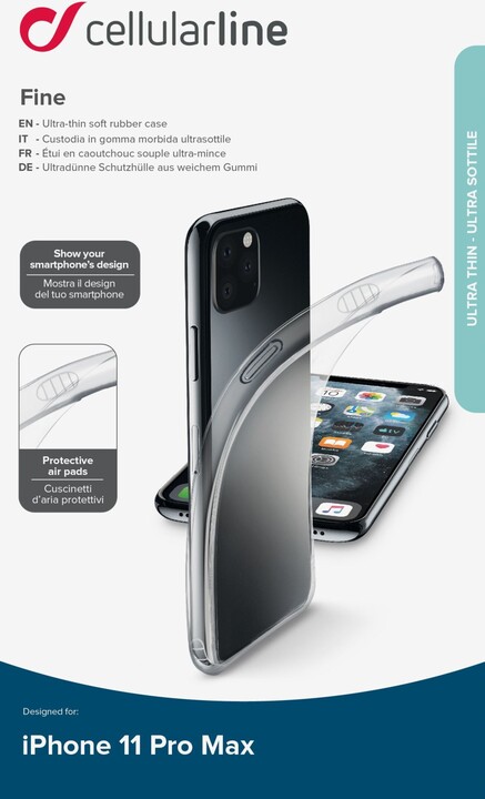 CellularLine extratenký zadní kryt Fine pro Apple iPhone 11 Pro Max_1821754114
