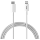 MAX kabel Lightning USB-C, 1m, bílá