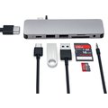 HYPER solo USB-C Hub pro MacBook &amp; ostatní USB-C zařízení, šedá_2117953323