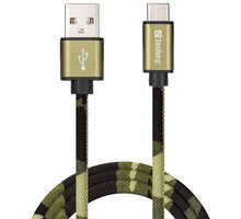 Sandberg USB-C kabel, 1 m, Camouflage_1596938940