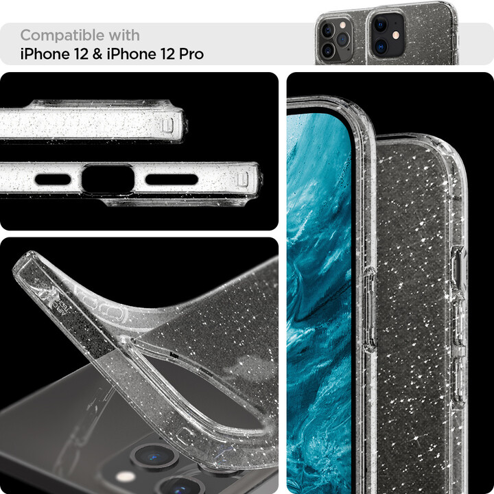 Spigen ochranný kryt Liquid Crystal Glitter pro Apple iPhone 12/12 Pro_1468062127
