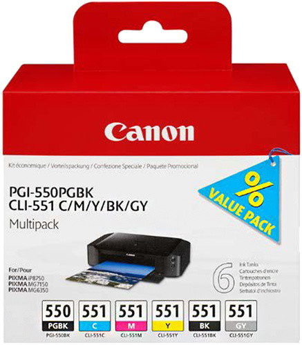 Canon PGI-550 + CLI-551, multipack_1047192653