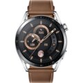 Huawei Watch GT 3 46 mm Classic Stainless Steel, Brown Leather Strap_416235875