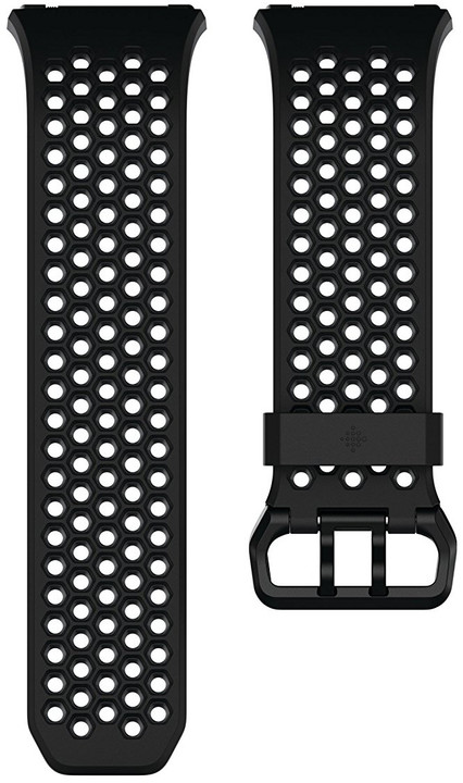 Google Fitbit Ionic sportovní řemínek černošedý - velikost S_1867164481