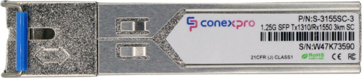 Conexpro SFP modul 1,25Gbit, SM, Tx1310/Rx1550nm, 3km, DDM, 1x SC_1762310990