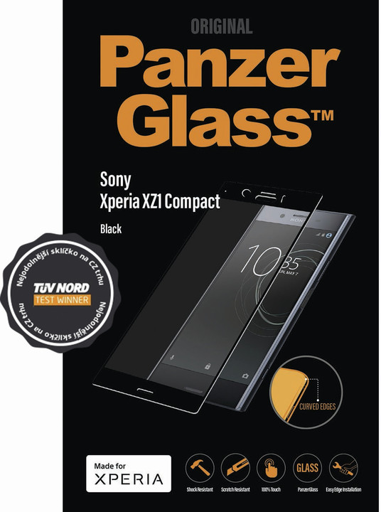 PanzerGlass Premium pro Sony Xperia XZ1 Compact, černé_352808583