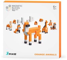 PIXIO Orange Animals magnetická stavebnice_624891488