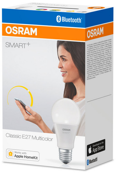 Osram Smart+ barevná LED žárovka Apple HomeKit, E27_657542276