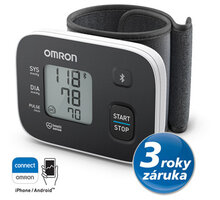 OMRON digitální tlakoměr RS3 Intelli IT, na zápěstí Poukaz 200 Kč na nákup na Mall.cz + Registrace 4 a 5ti leté záruky