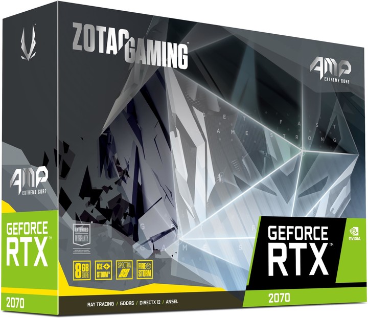 Zotac GeForce RTX 2070 GAMING AMP Extreme Core Edition, 8GB GDDR6_1427574961