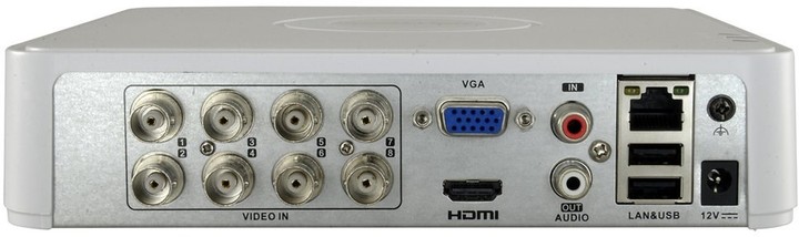 Hikvision DS-7108HQHI-F1/N, 8-kanálový AHD DVR + 4x DS-2CE16D7T-IT kamera FHD1080p, IP66, 3,6m_1958921292