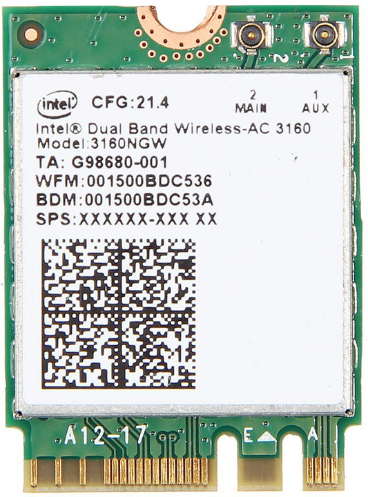 Intel Dual Band Wireless-AC 3160, M.2_633505341