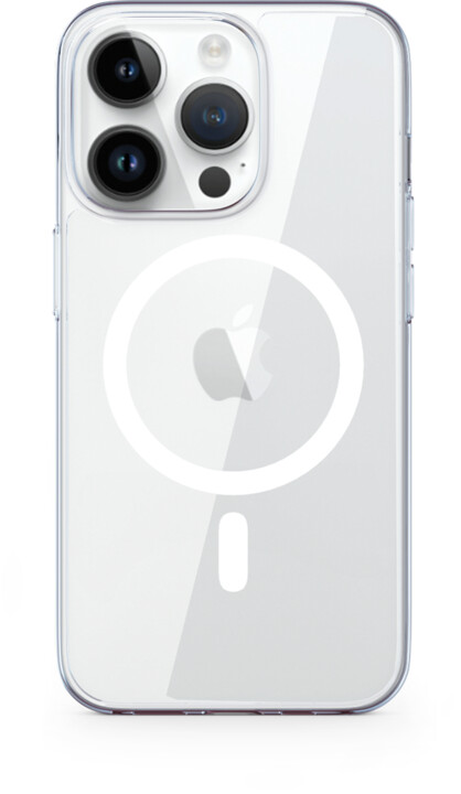 EPICO zadní kryt Hero pro iPhone 14 Pro Max s podporou uchycení MagSafe, transparentní_1814362134