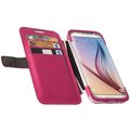 Krusell flipové pouzdro MALMÖ FlipWallet pro Samsung Galaxy S6/S6 edge, růžová_603715982