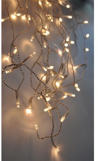 Solight LED vánoční závěs, rampouchy, 360 LED, 9m x 0,7m, přívod 6m, venkovní, teplé bílé světlo_919678393