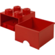 Úložný box LEGO, s šuplíkem, malý (4), červená Poukaz 200 Kč na nákup na Mall.cz