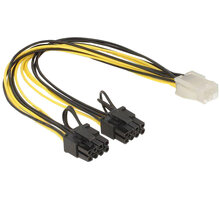 Delock napájecí kabel PCI Express 6 pin (F) &gt; 2 x 8 pin (M)_239212928