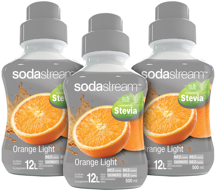 SodaStream Sirup Stevia Pomeranč 500ml 2+1 98020186 CZC.cz