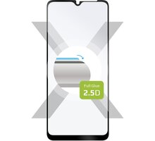 FIXED ochranné tvrzené sklo pro Samsung Galaxy A12, Full-Cover, 2.5D, černá FIXGFA-653-BK