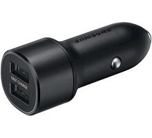 Samsung Dual USB nabíječka do auta 15W, černá