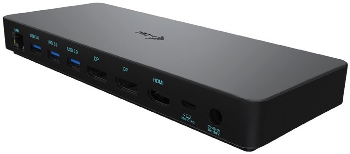 i-tec dokovací stanice USB-C/Thunderbolt 3 Triple Display, 2x DP, HDMI, 4x USB 3.0, LAN, PD 100W_2079982616