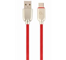 Gembird kabel CABLEXPERT USB-A - USB-C, M/M, PREMIUM QUALITY, pogumovaný, 2m, červená_86718927