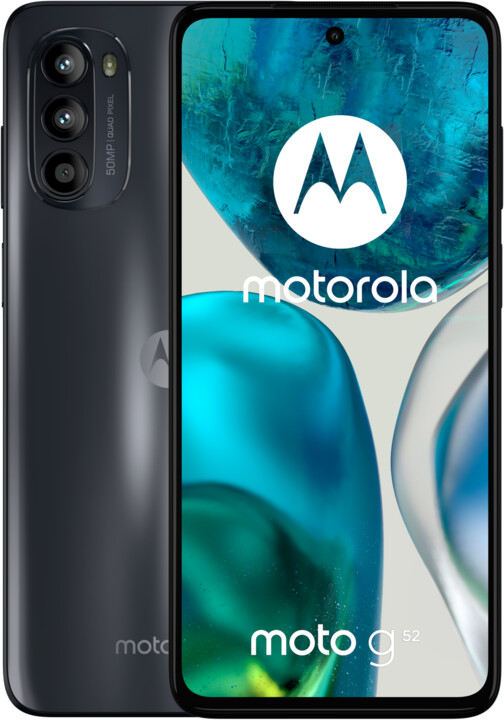 Motorola Moto G52, 6GB/128GB, Charocal Grey_707449101