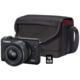 Canon EOS M200, černá + EF-M 15-45mm IS STM + SB130 + karta 16GB