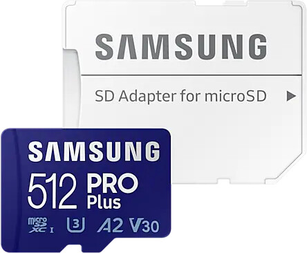 Samsung PRO Plus (2021) SDXC 512GB UHS-I U3 (Class 10) + adaptér_1720944358