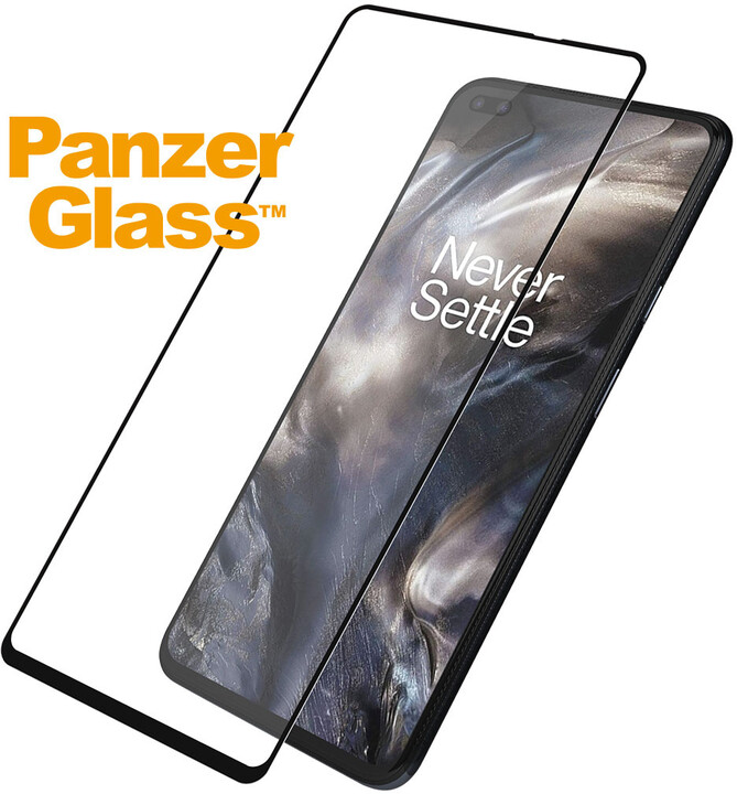 PanzerGlass ochranné sklo Edge-to-Edge pro OnePlus Nord, černá_240390590