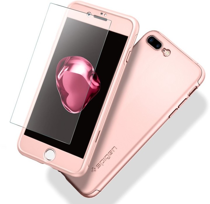 Spigen Air Fit 360 pro iPhone 7 Plus, rose gold_1688092442