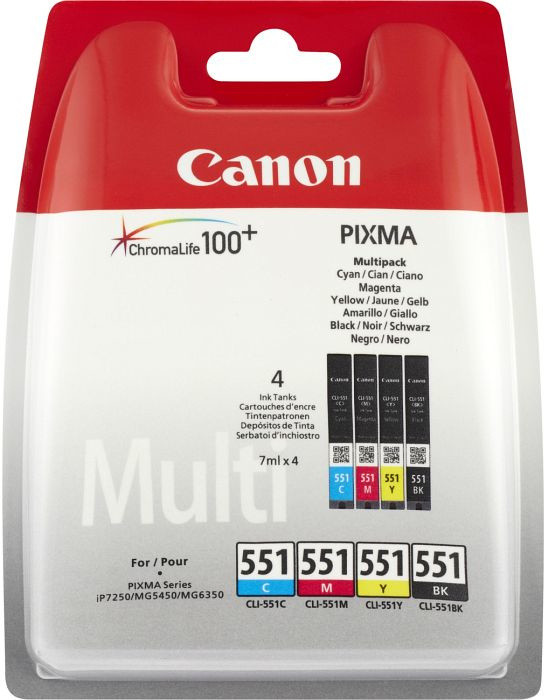 Canon CLI-551 C/M/Y/BK Photo Value pack + 4x6 Photo Paper (PP-201 50sheets)_1558363115
