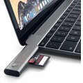 Satechi Aluminum Type-C USB 30, Micro/SD Card Reader, šedá_1283390786