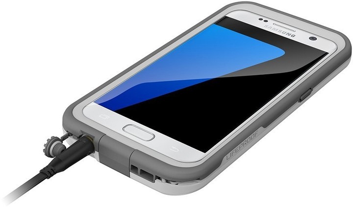 LifeProof Fre pouzdro pro Samsung S7, odolné, bílá_1584247306
