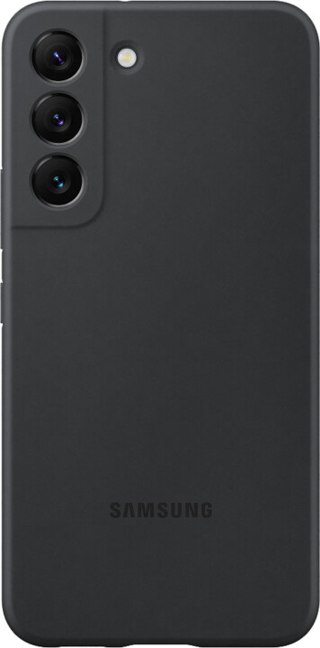 Samsung silikonový zadní kryt pro Galaxy S22, černá_1239402361