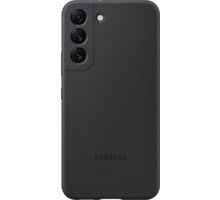 Samsung silikonový zadní kryt pro Galaxy S22, černá Poukaz 200 Kč na nákup na Mall.cz