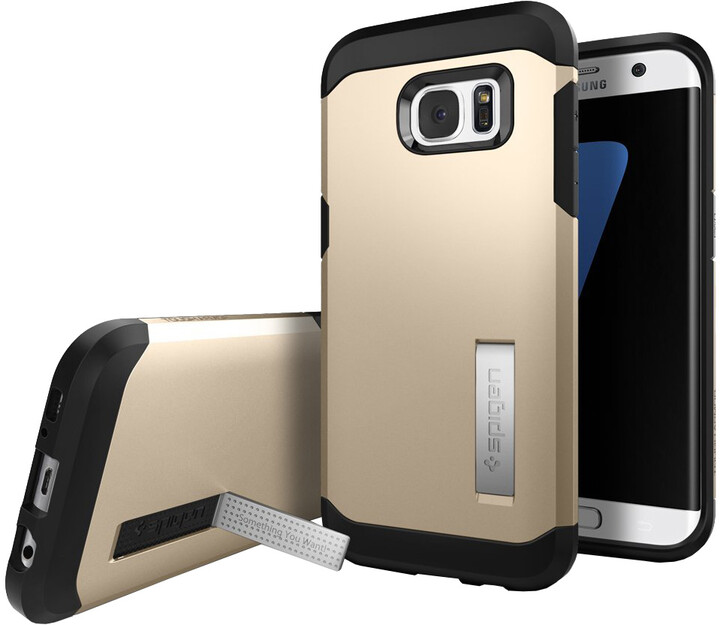 Spigen Tough Armor, gold - Gal S7 edge_1982669930