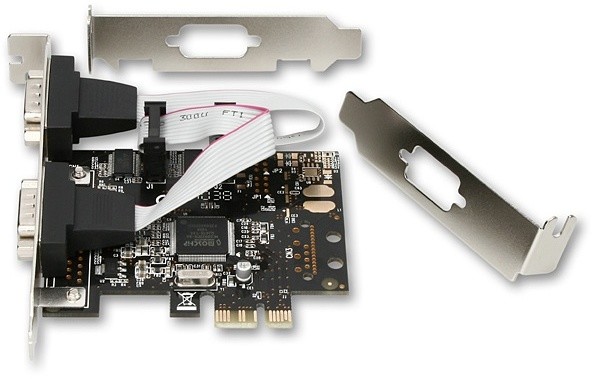 AXAGON PCI-Express adapter 2x sériový port + LP_1378526936