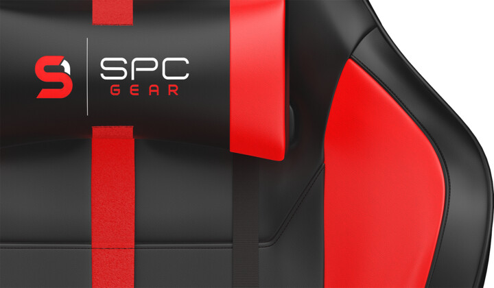 SPC Gear SR400 RD, černá/červená_576367133