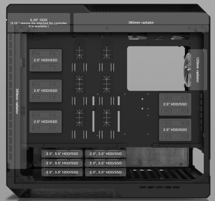 Zalman X7, černá_388255634