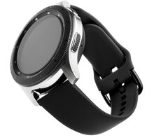 FIXED silikonový řemínek pro smartwatch, šířka 20mm, černá FIXSST-20MM-BK
