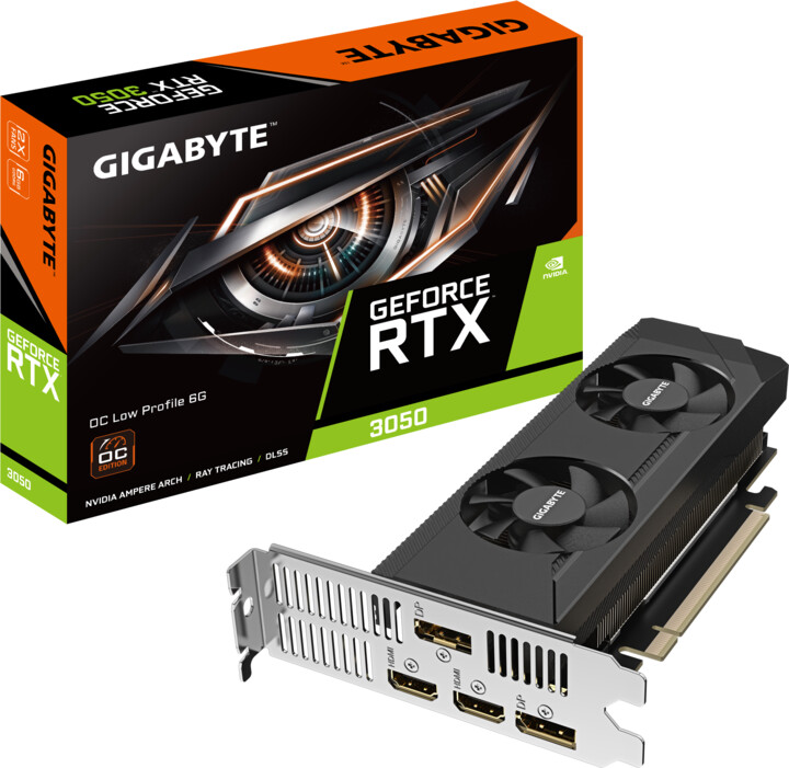 GIGABYTE GeForce RTX 3050 OC Low Profile 6G, 6GB GDDR6_1514086771