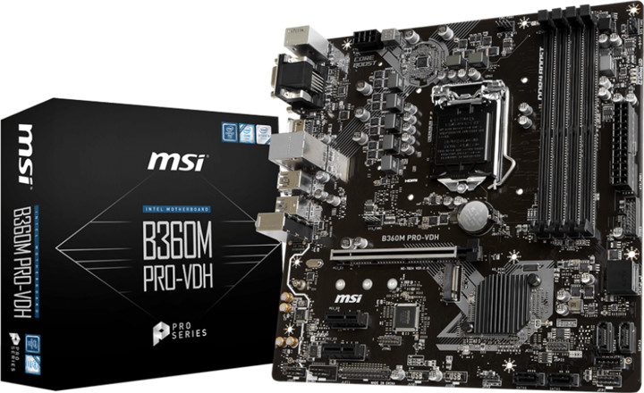 MSI B360M PRO-VDH - Intel B360_2103536347