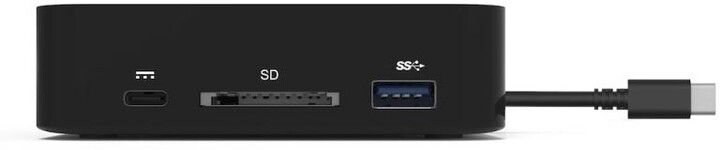 PORT CONNECT USB-C Dokovací stanice 10v1, 2x4K Display Port, 5x USB-A, USB-C 85W PD, Ethernet, SD_875111605